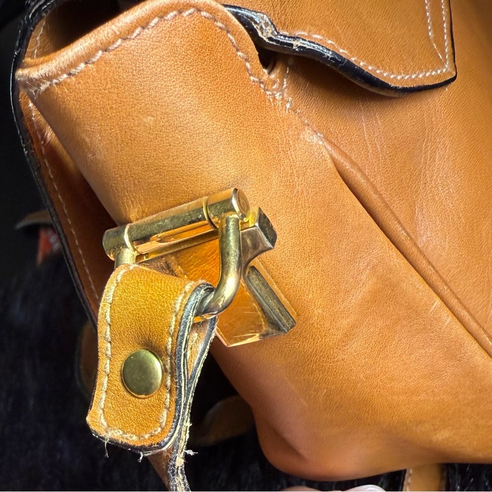 BALLY Brown Leather Crossbody Bag - Picture 11 of 15